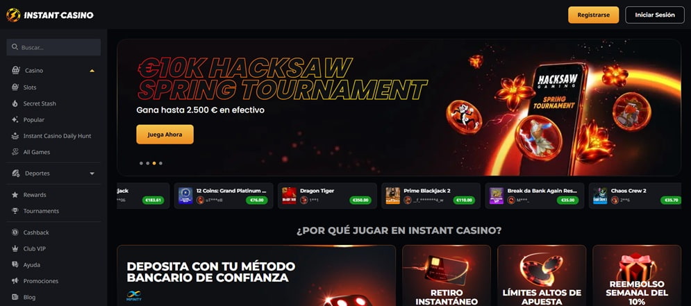 Instant casino