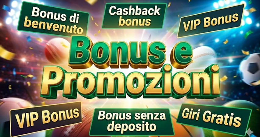 bonus dei migliori siti scommesse non AAMS